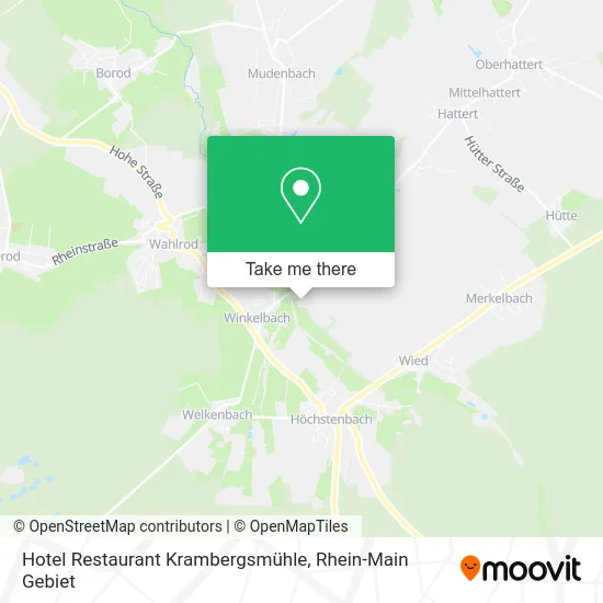 Карта Hotel Restaurant Krambergsmühle