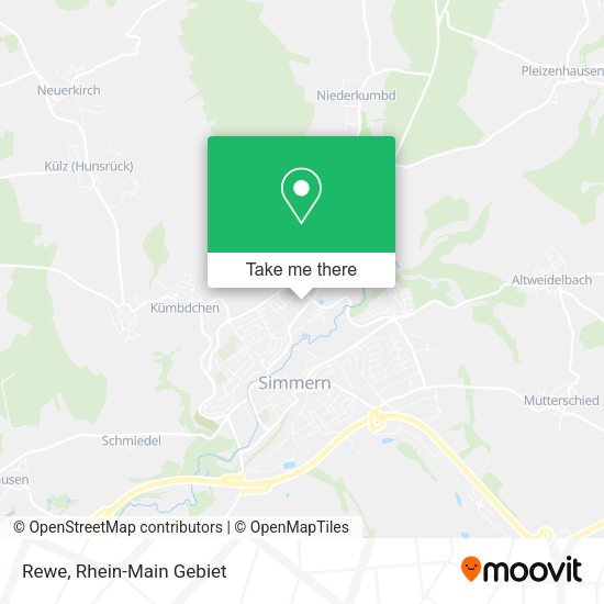 Rewe map