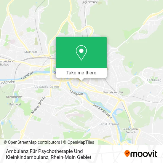 Карта Ambulanz Für Psychotherapie Und Kleinkindambulanz