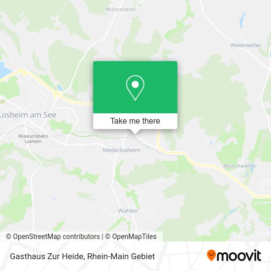 Карта Gasthaus Zur Heide