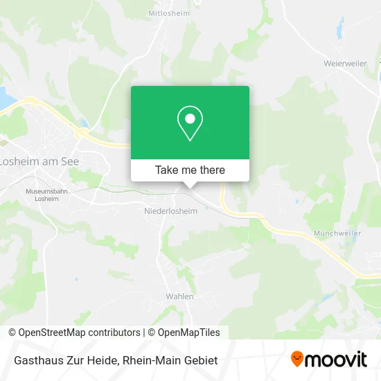 Карта Gasthaus Zur Heide