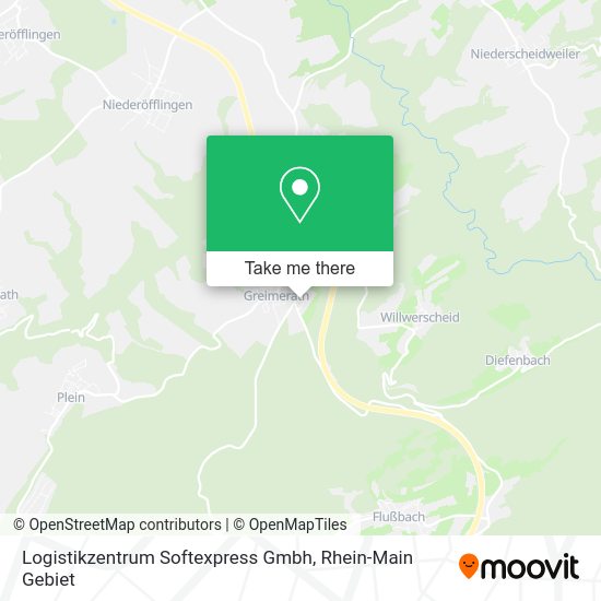 Карта Logistikzentrum Softexpress Gmbh