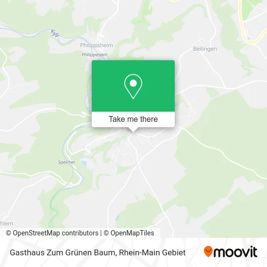 Карта Gasthaus Zum Grünen Baum