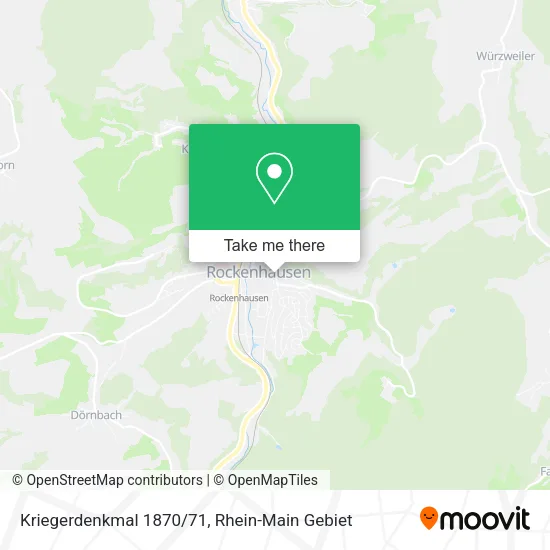Карта Kriegerdenkmal 1870/71