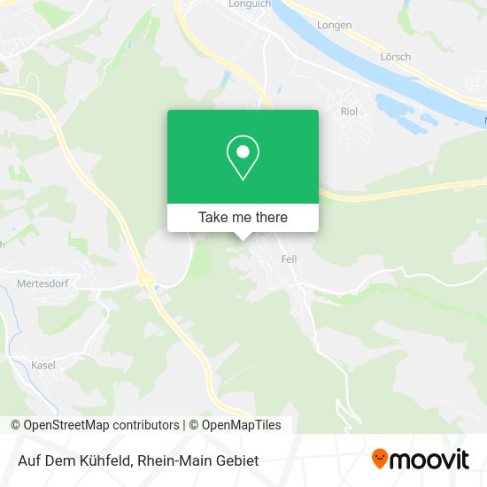 Карта Auf Dem Kühfeld