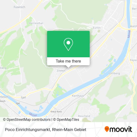 Карта Poco Einrichtungsmarkt