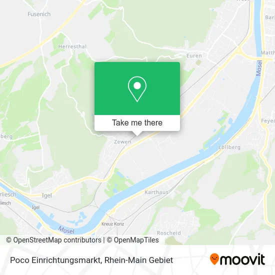 Карта Poco Einrichtungsmarkt
