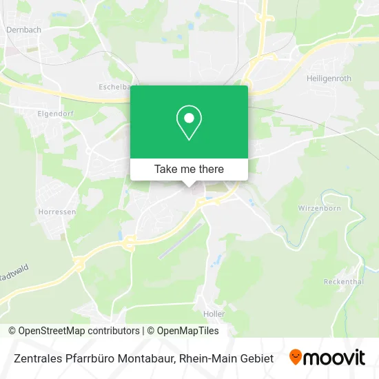 Карта Zentrales Pfarrbüro Montabaur
