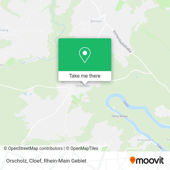 Карта Orscholz, Cloef