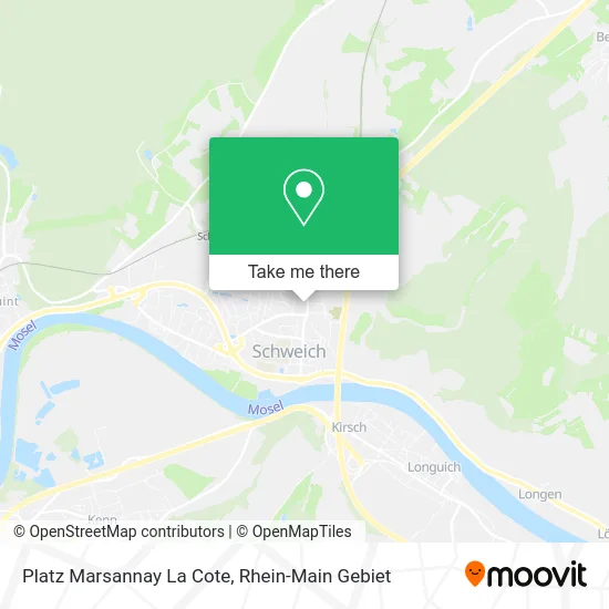 Карта Platz Marsannay La Cote