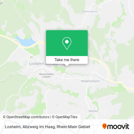 Карта Losheim, Abzweig Im Haag