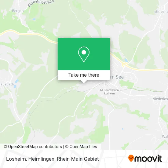 Карта Losheim, Heimlingen