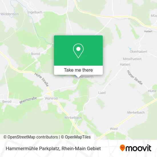 Карта Hammermühle Parkplatz
