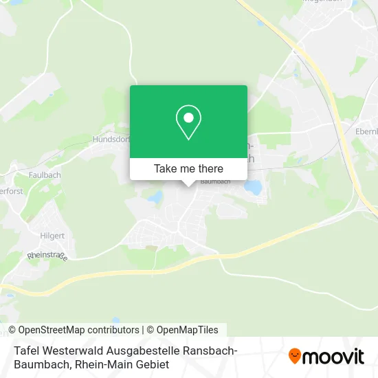 Карта Tafel Westerwald Ausgabestelle Ransbach-Baumbach