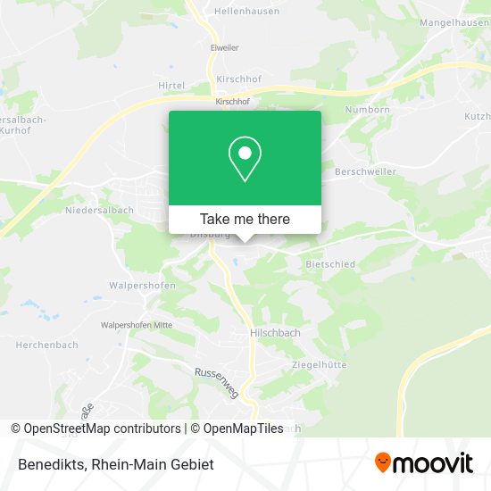 Карта Benedikts