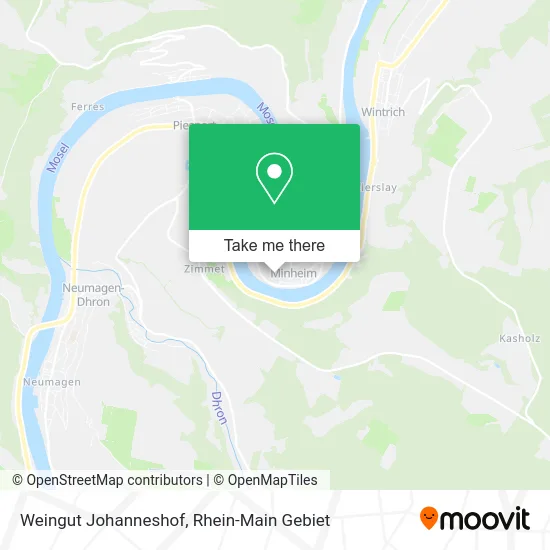 Карта Weingut Johanneshof