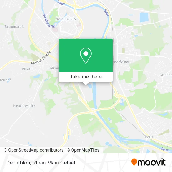 Decathlon map