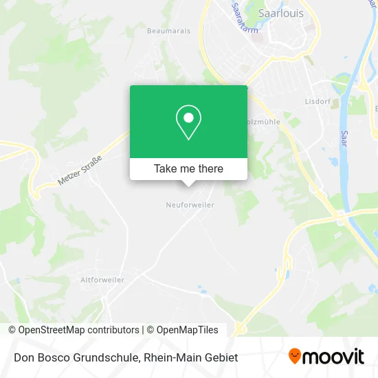 Карта Don Bosco Grundschule