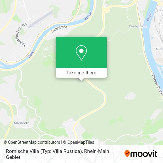 Карта Römische Villa (Typ: Villa Rustica)