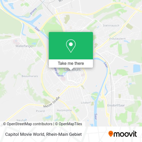 Карта Capitol Movie World