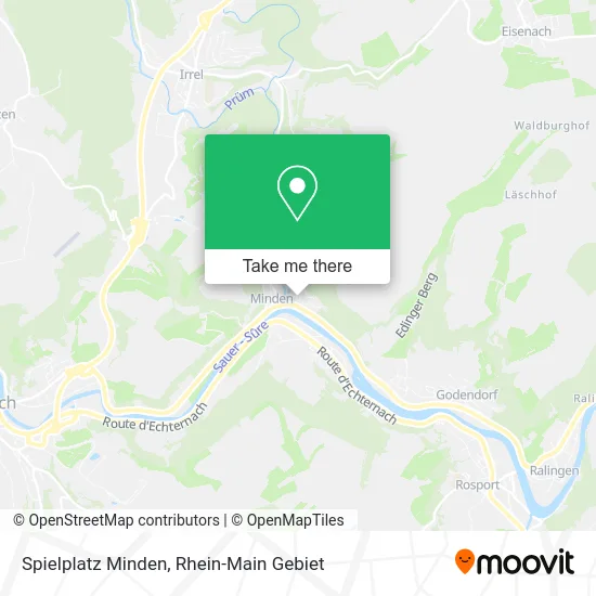 Карта Spielplatz Minden
