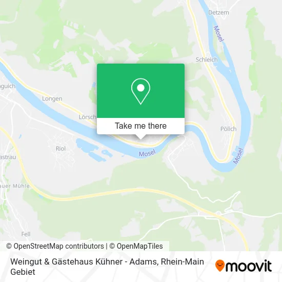 Карта Weingut & Gästehaus Kühner - Adams