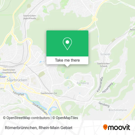 Römerbrünnchen map