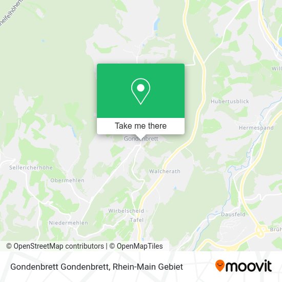 Карта Gondenbrett Gondenbrett