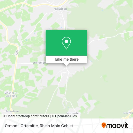Карта Ormont: Ortsmitte