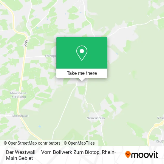 Карта Der Westwall – Vom Bollwerk Zum Biotop