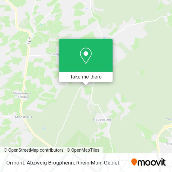 Карта Ormont: Abzweig Brogphenn
