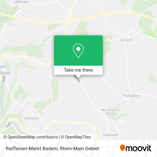 Карта Raiffeisen-Markt Badem