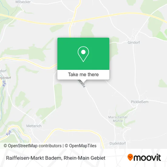 Карта Raiffeisen-Markt Badem