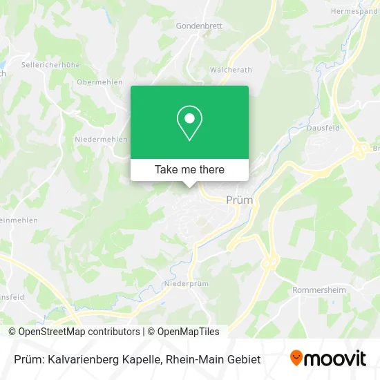Карта Prüm: Kalvarienberg Kapelle