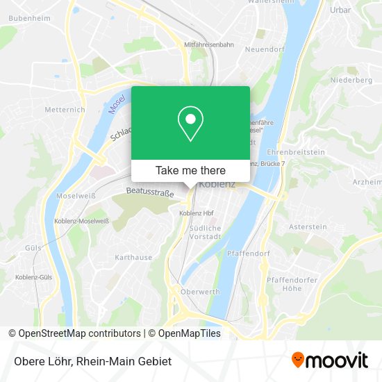 Карта Obere Löhr
