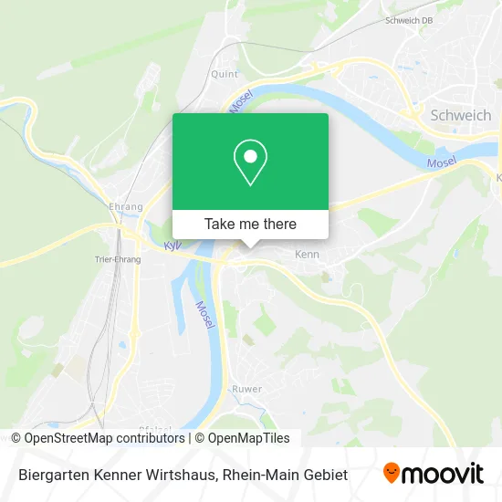 Карта Biergarten Kenner Wirtshaus