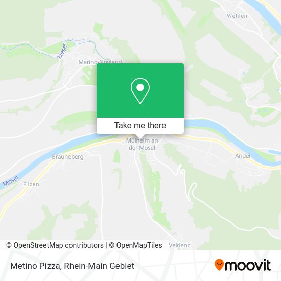 Карта Metino Pizza