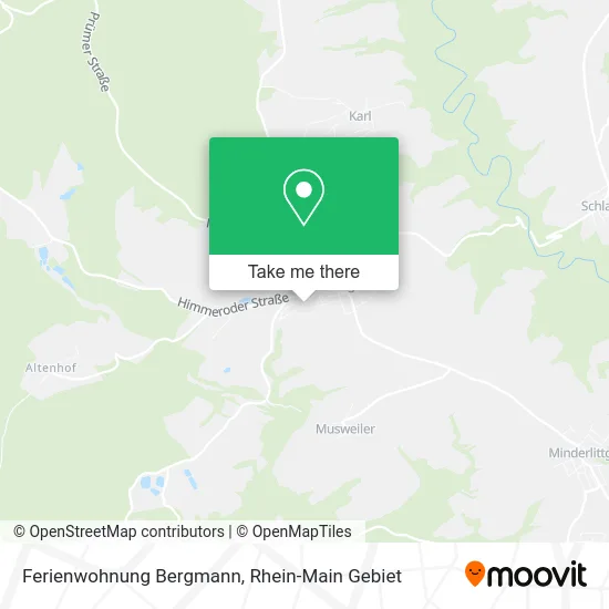 Карта Ferienwohnung Bergmann