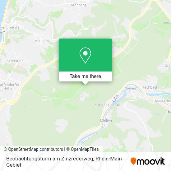 Карта Beobachtungsturm am Zinzrederweg