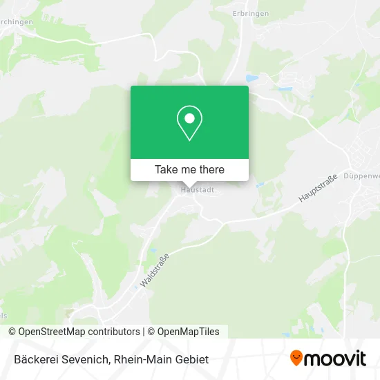 Bäckerei Sevenich map