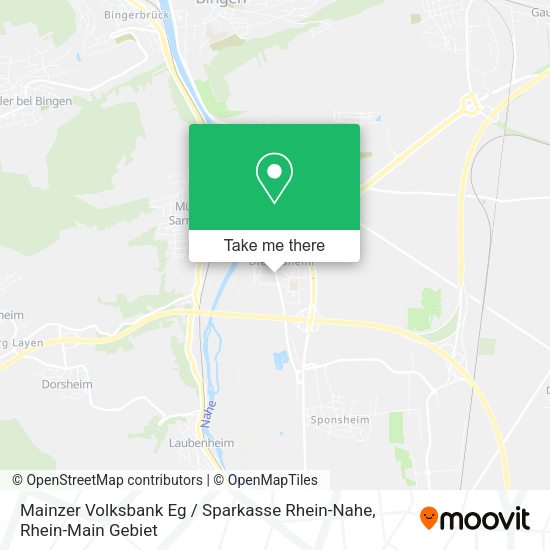 Карта Mainzer Volksbank Eg / Sparkasse Rhein-Nahe