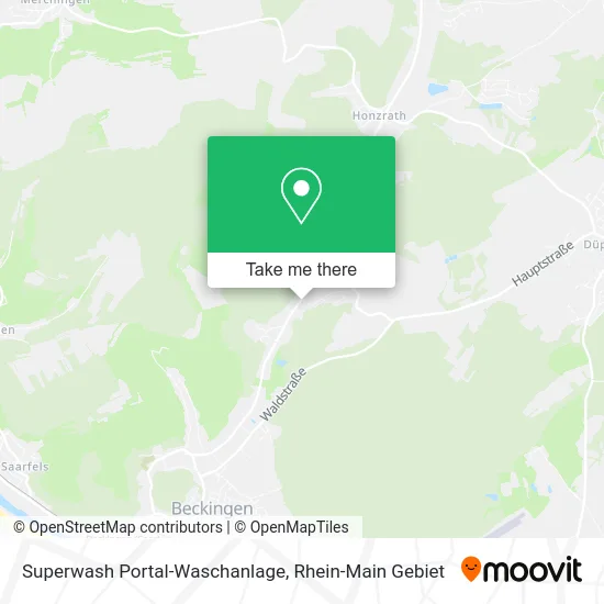 Карта Superwash Portal-Waschanlage
