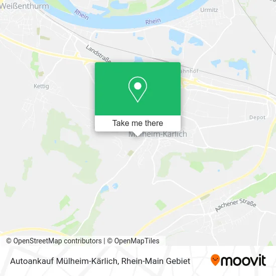 Карта Autoankauf Mülheim-Kärlich