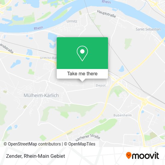 Карта Zender