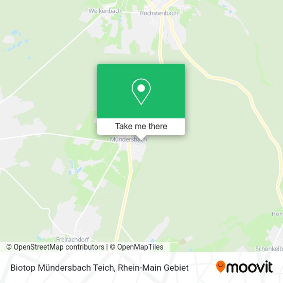 Карта Biotop Mündersbach Teich
