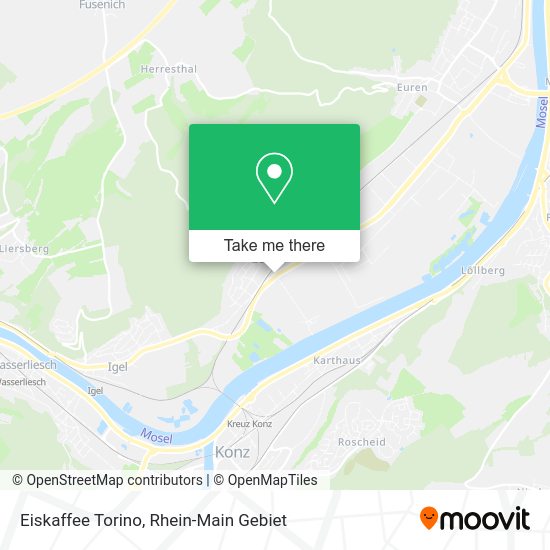 Карта Eiskaffee Torino