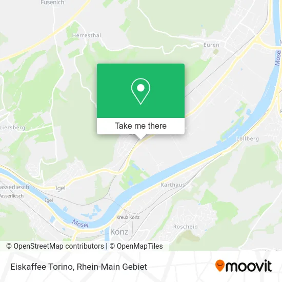 Карта Eiskaffee Torino