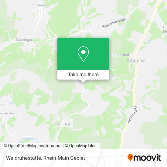 Карта Waldruhestätte