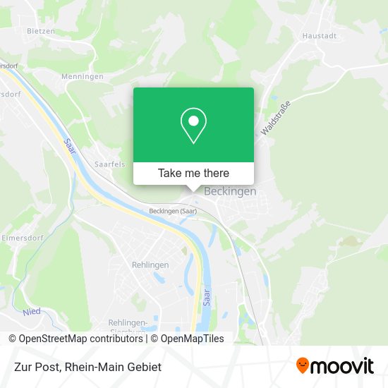 Карта Zur Post