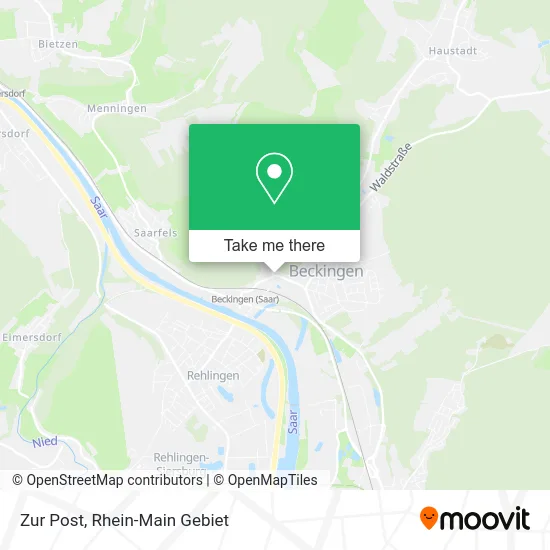 Карта Zur Post